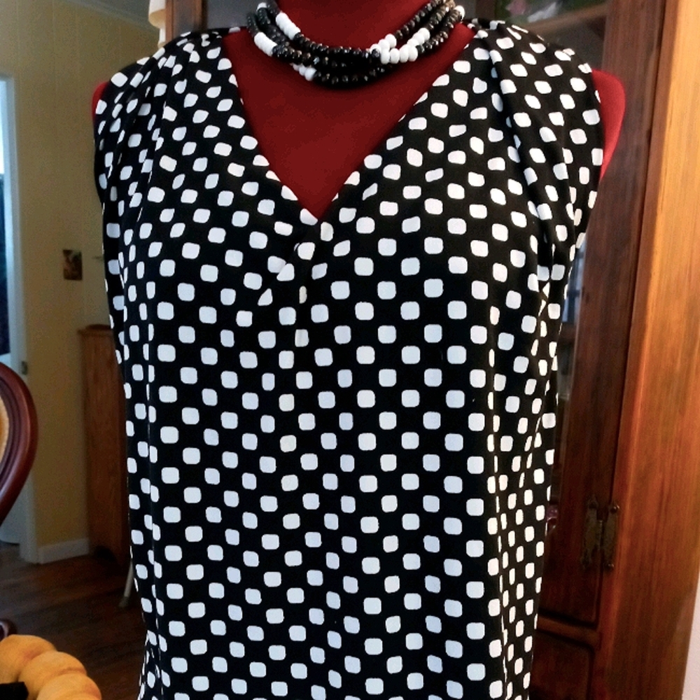 Polka-Dotted Blouse